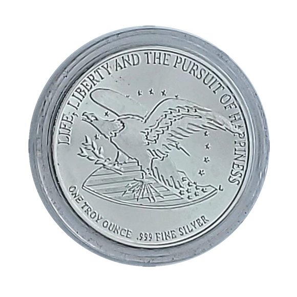 **SOLD**  BILL OF RIGHTS 1791-1991 1 TROY OZ 999 SILVER COIN - Picture 3 of 3